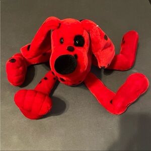 Red Plush Dog Toy